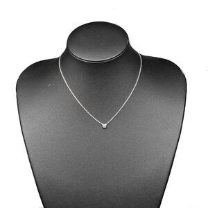 TIFFANY&Co. By the yard Necklace Silver925/diamond 1.6g Women